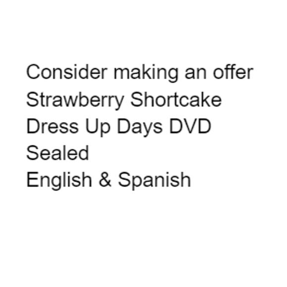 Vtg Strawberry Shortcake Dress Up Days DVD Sealed English Spanish Animation New - Picture 2 of 6